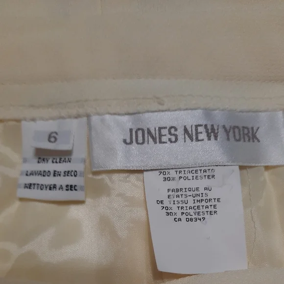 Jones New York Yellow Pencil Skirt Size 6 NWT - Picture 4 of 5